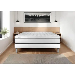 Ensemble Mousse polyuréthane à mémoire de forme de confort Ferme avec sommier kit