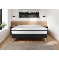 Ensemble Mousse polyuréthane à mémoire de forme de confort Ferme avec sommier kit