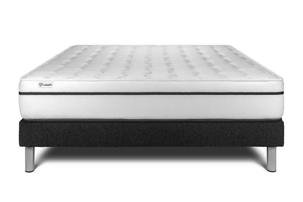 Ensemble Mousse polyuréthane à mémoire de forme de confort Ferme avec sommier kit