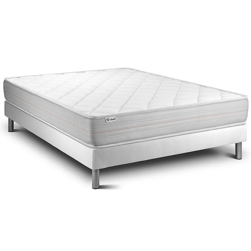 Ensemble Mousse polyuréthane à mémoire de forme de confort Ferme avec sommier kit