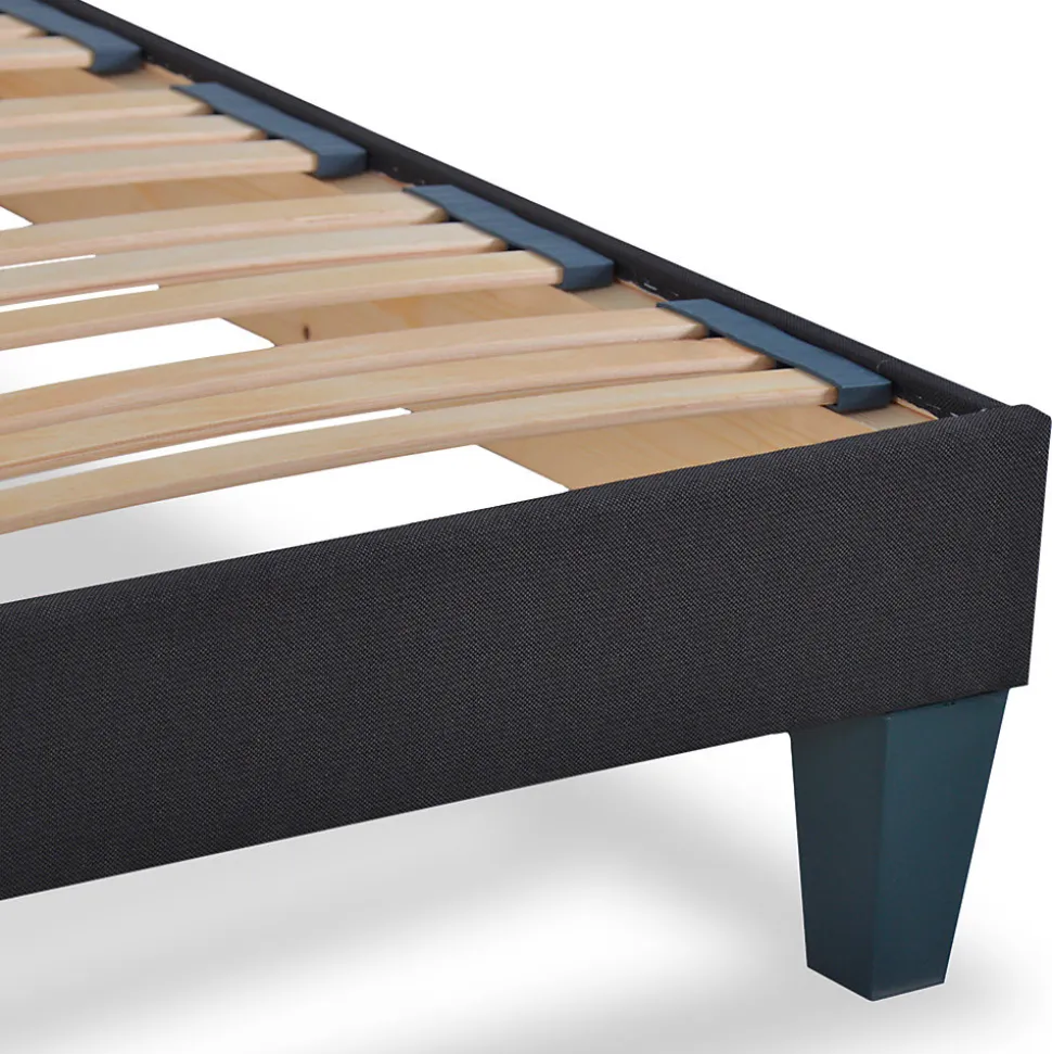 Ensemble Paris 140x190 cm Matelas Mousse + Sommier Bois