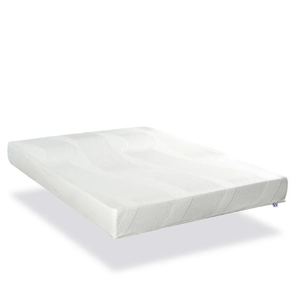Ensemble Paris 140x190 cm Matelas Mousse + Sommier Bois