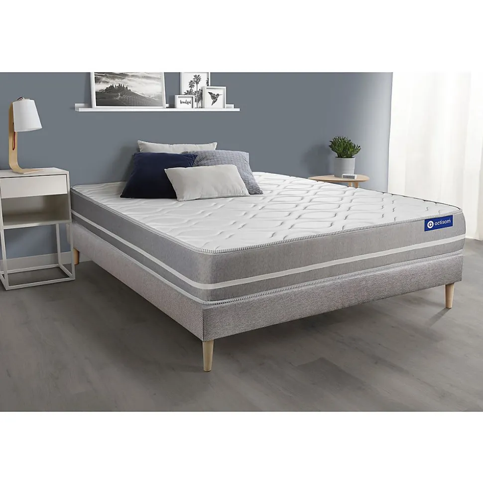 Ensemble Ressorts ensachés de confort Equilibré avec sommier kit