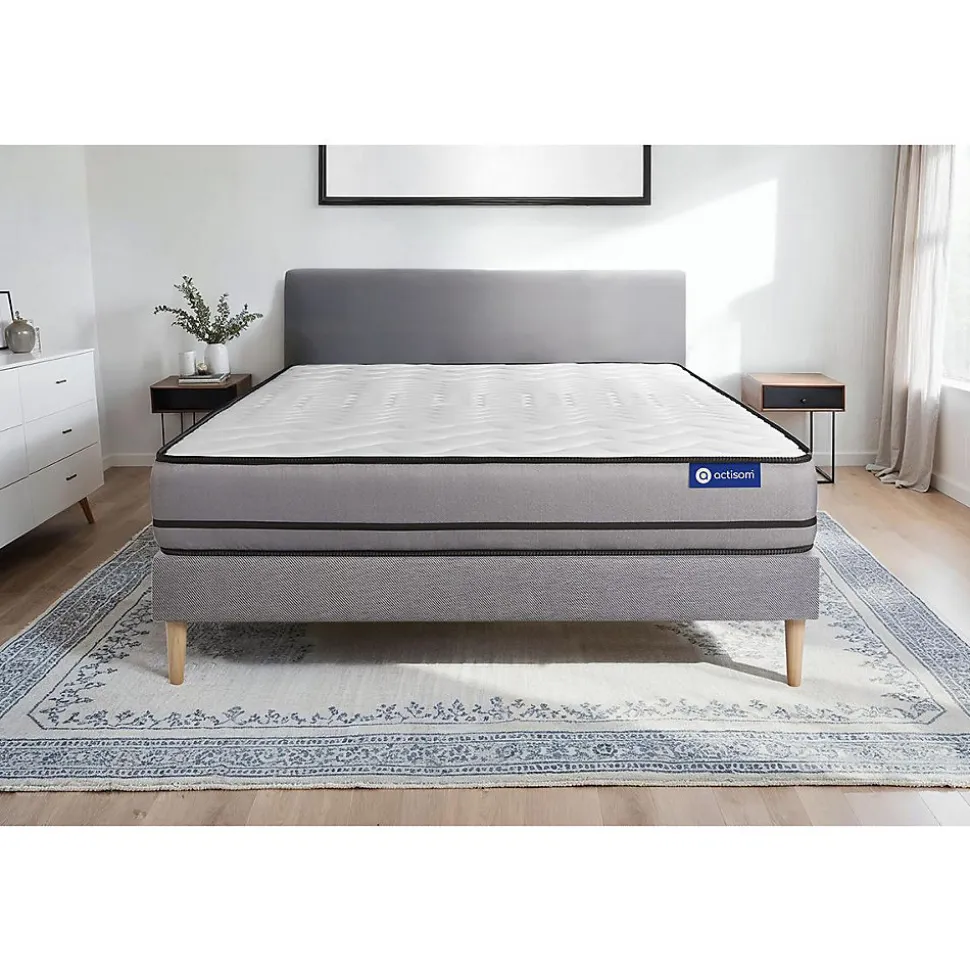 Ensemble Ressorts ensachés de confort Très ferme avec sommier kit