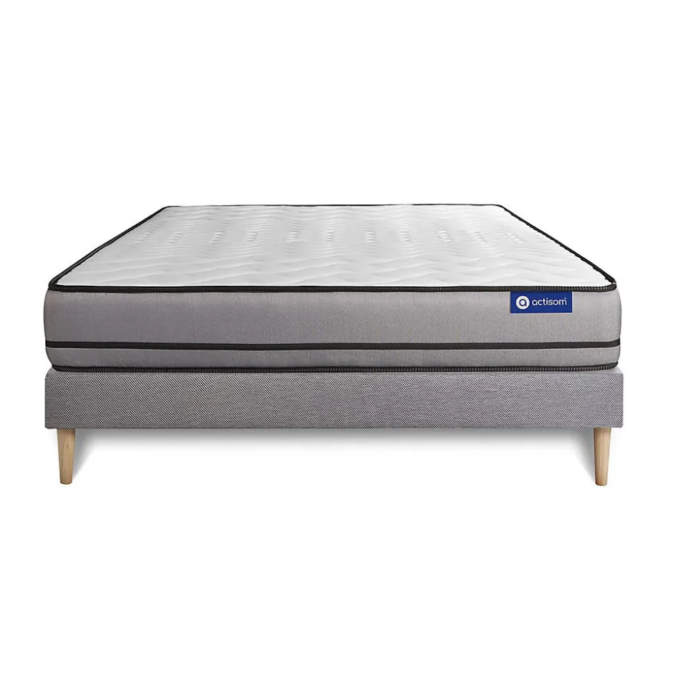 Ensemble Ressorts ensachés de confort Très ferme avec sommier kit