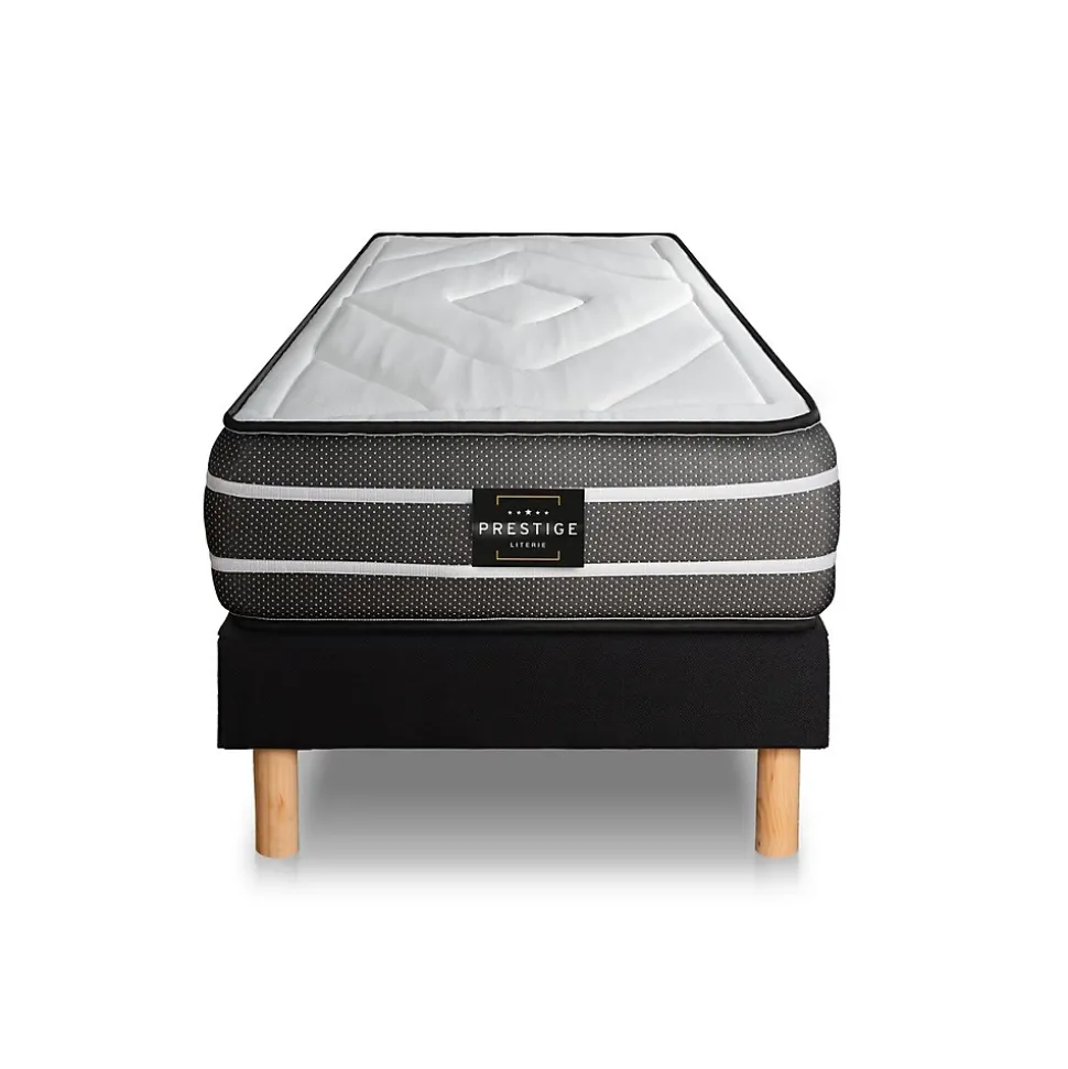 Ensemble Ressorts ensachés et mémoire de forme de confort Ferme avec sommier kit