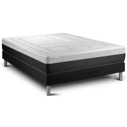 Ensemble Ressorts ensachés et mémoire de forme de confort Ferme avec sommier kit