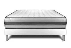 Ensemble Ressorts ensachés et mémoire de forme de confort Equilibré avec sommier tapissier