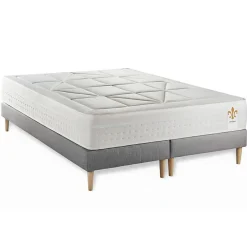 Ensemble Ressorts ensachés et mémoire de forme de confort Equilibré avec sommier tapissier