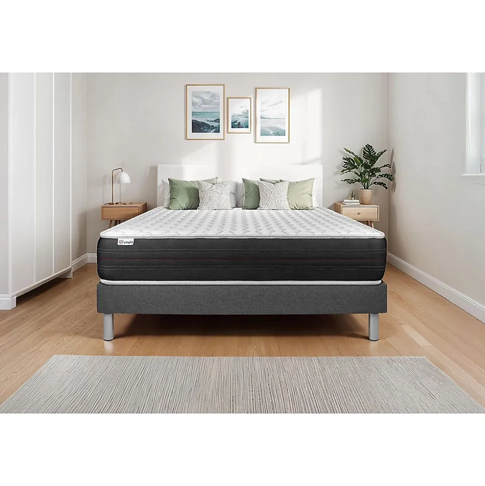 Ensemble Ressorts ensachés de confort Ferme avec sommier kit