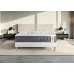 Ensemble Ressorts ensachés et mémoire de forme de confort Ferme avec sommier kit