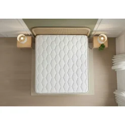 Ensemble Ressorts ensachés et mémoire de forme de confort Equilibré avec sommier tapissier