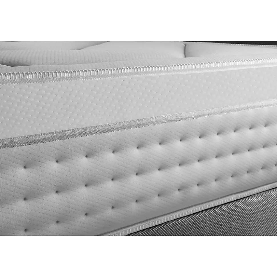 Ensemble Ressorts ensachés et mémoire de forme de confort Equilibré avec sommier kit