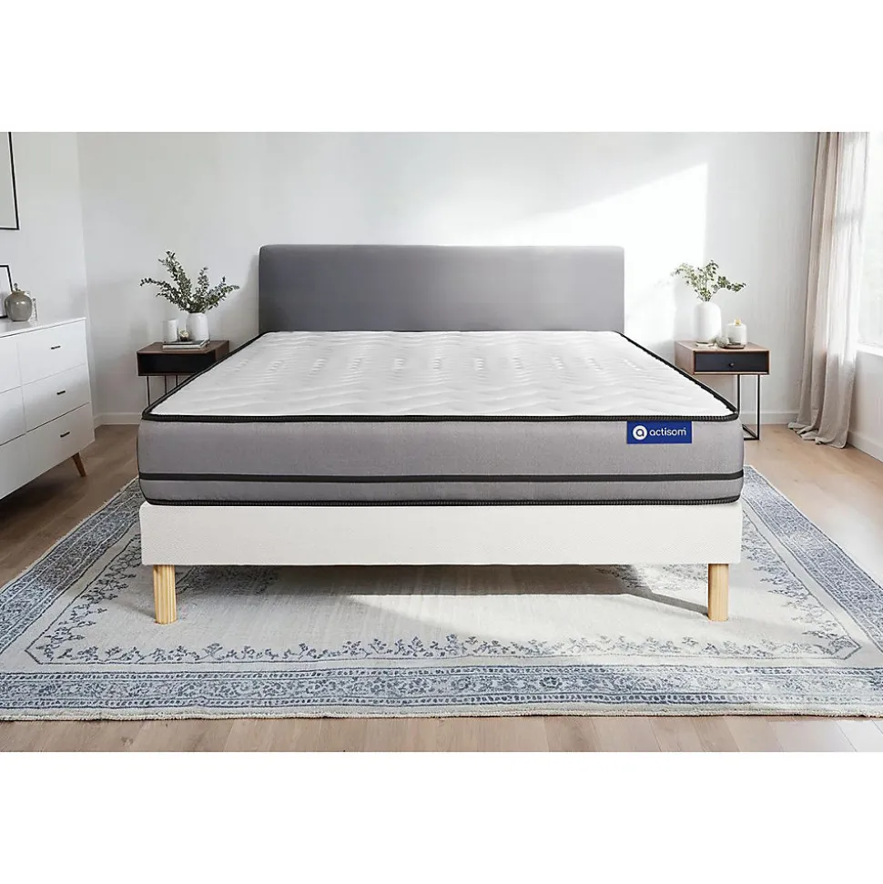 Ensemble Ressorts ensachés de confort Très ferme avec sommier kit