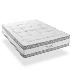 Ensemble Royal 5 Etoiles 90x190 cm Matelas Mousse + Sommier Bois