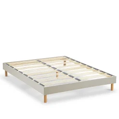 Ensemble Symphonie 2.0 140x190 cm Matelas Mousse + Sommier Bois