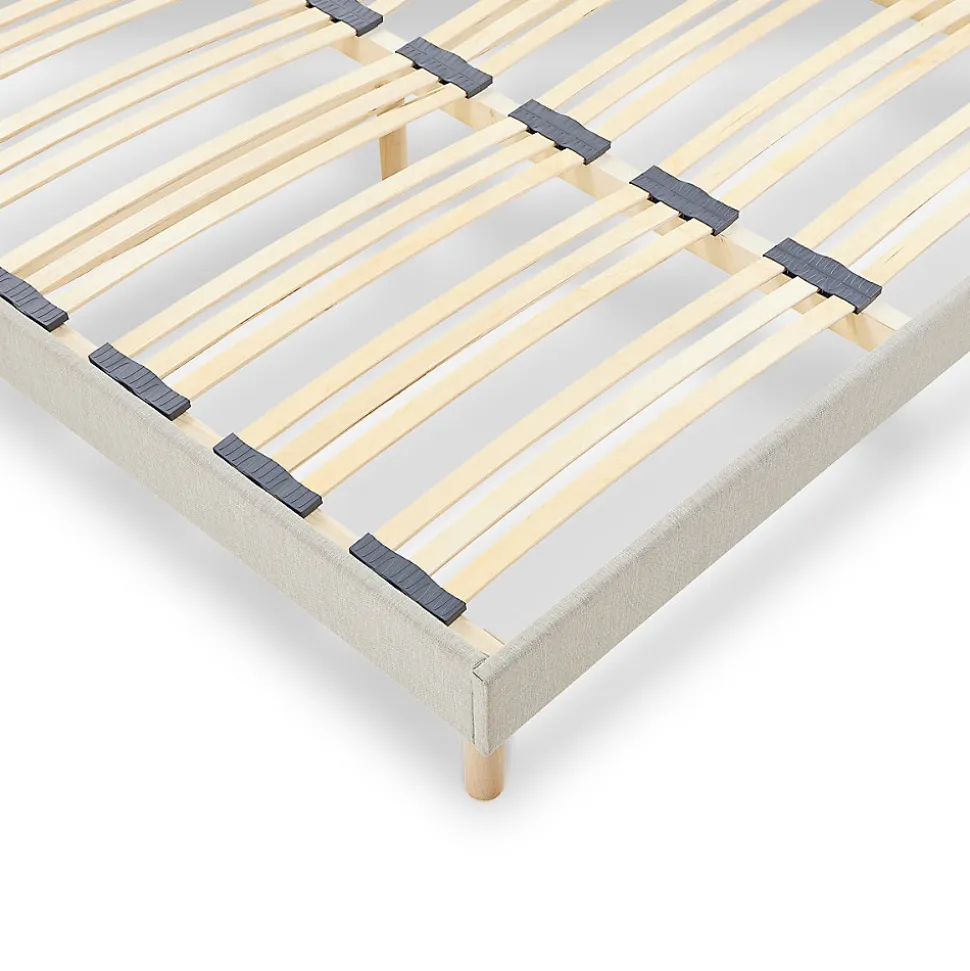 Ensemble Symphonie 2.0 140x190 cm Matelas Mousse + Sommier Bois