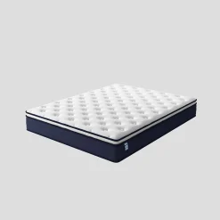 Ensemble 140x190 cm Matelas à ressorts + Sommier avec lattes larges, Epaisseur du Matelas 25cm