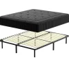 Ensemble 140x190 cm Matelas à ressorts +Sommier à Lattes sur Pieds, Epaisseur du Matelas 30cm