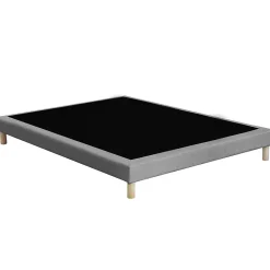 Ensemble 1400x200 Matelas polylatex 80 kg/m3 et sommier tapissier beige