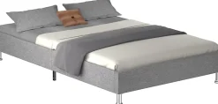 Ensemble 140x190cm Matelas à ressorts + Cadre de lit Plateforme Capitonné , Epaisseur du Matelas 30cm