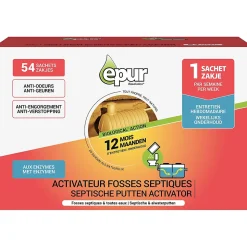 Entretien 1an fosse septique 54 sachets Epur