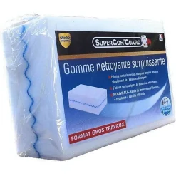 Eponge gomme magique Efface Tout Sans Détergent - Efface Trace Noires - Parquet, Mur Peint, Fenêtre, Carrelage-Métal, Bois, PVC