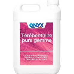 Essence térébenthine pur gemme Onyx 5L