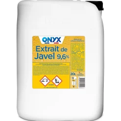 Extrait de javel concentration 9,6% 36° Onyx bricolage 20L