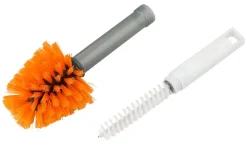 Fackelmann Brosse de nettoyage 2 en 1 pour robot de cuisine 30,5 cm