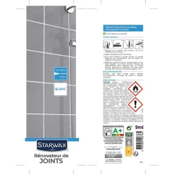 Feutre blanchisseur joints + 3 pointes de rechange Starwax