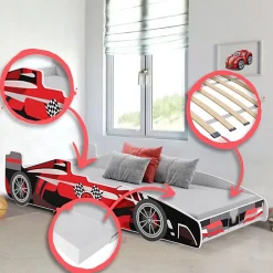 FORMULA lit enfant rouge 160x80 cm