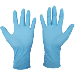 Gant jetable en nitrile pour la manipulation générale Site Taille 9 bleu, lot de 100