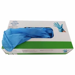Gant jetable en nitrile pour la manipulation générale Site Taille 9 bleu, lot de 100