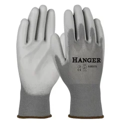 Gants de travail H-Dex T 8 enduit polyuréthane en 3 paires - HANGER - 300002