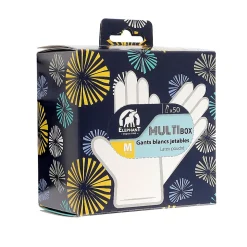 Gants en latex Elephant Multi'Box Taille 8, 50 pièces