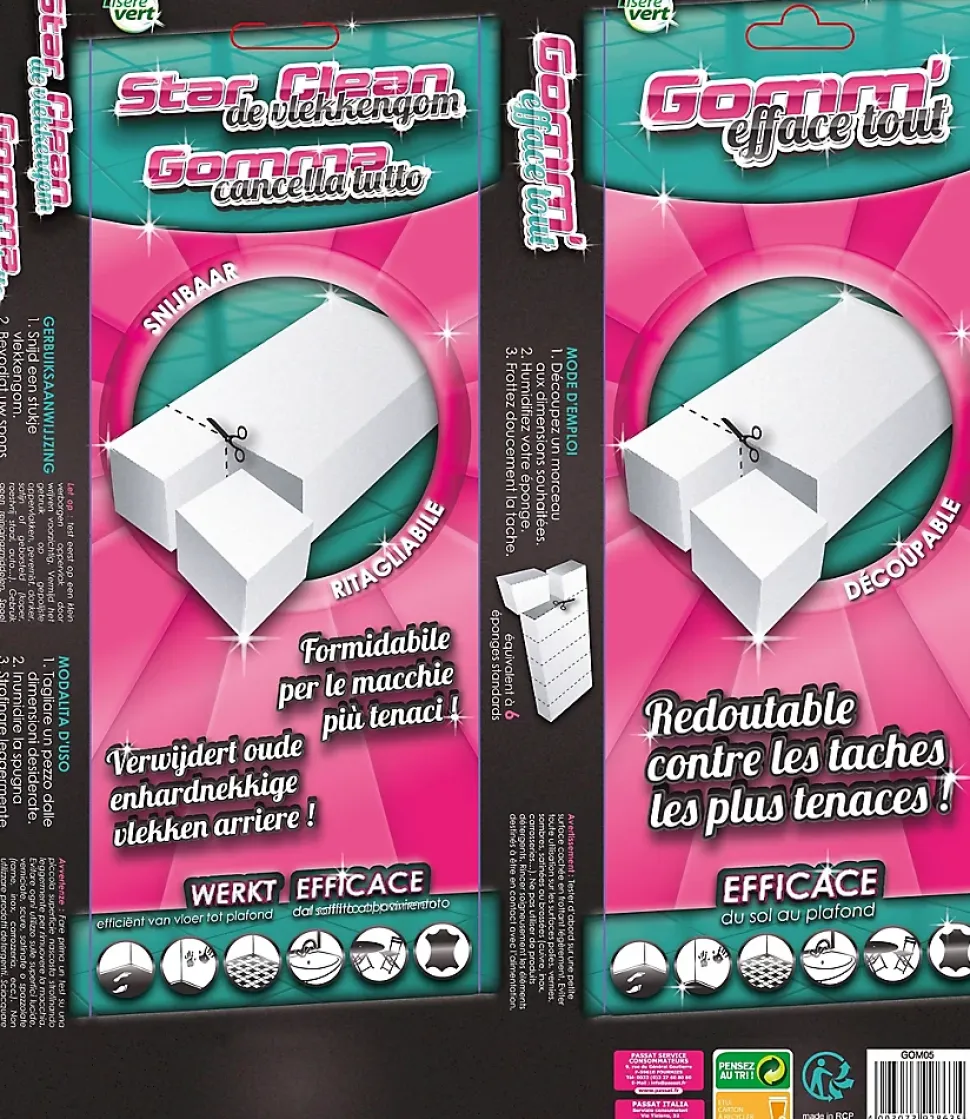 Gomme Magique Efface Tout découpable 31cm