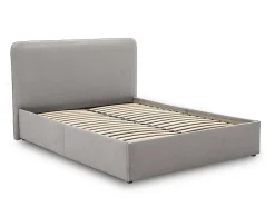 Goyave - lit coffre - 140x190 - en tissu - sommier inclus - Best Mobilier