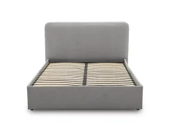 Goyave - lit coffre - 140x190 - en tissu - sommier inclus - Best Mobilier