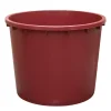 Grand Baquet rond renforcé 500 litres Bordeaux