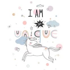 Housse de couette + 1 taie I am a Licorne