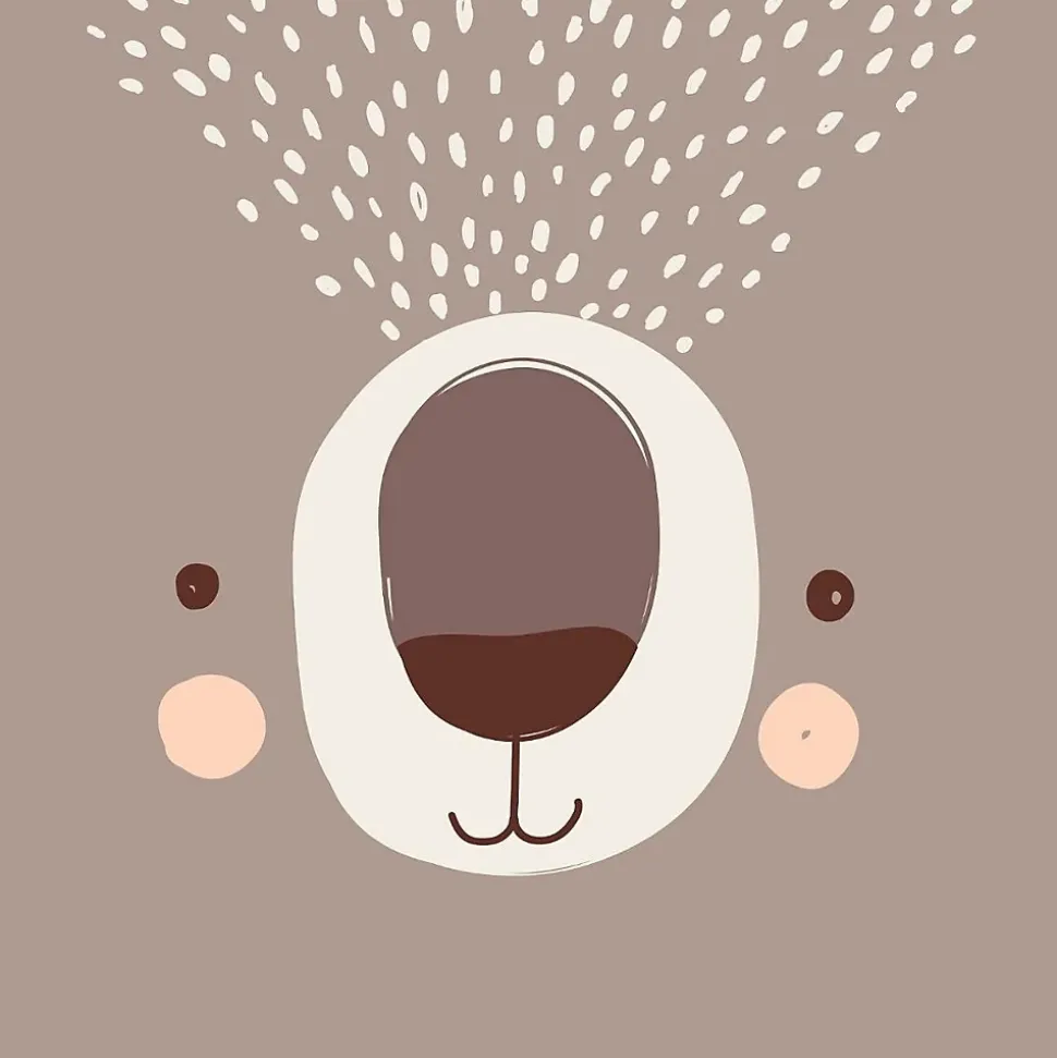 Housse de couette + 1 taie I am a ourson