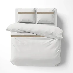 Housse de couette + 2 taies d'oreiller Laly - Douceur d'Intérieur - Parure de couette 260 x 240