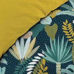 Housse de couette + 2 taies d'oreiller Guinea - Douceur d'Intérieur - Parure de couette 240 x 220