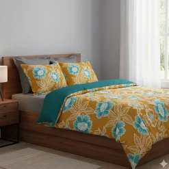 Housse de couette + 2 taies Florelle