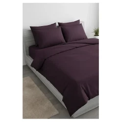 Housse de couette + taies en coton Passion