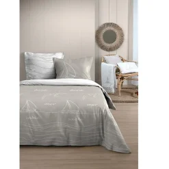 Housse de couette + taies 240x220cm Mer et Terre