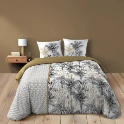 Housse de couette 240 x 220 cm coton 42 fils + 2 taies Dakar