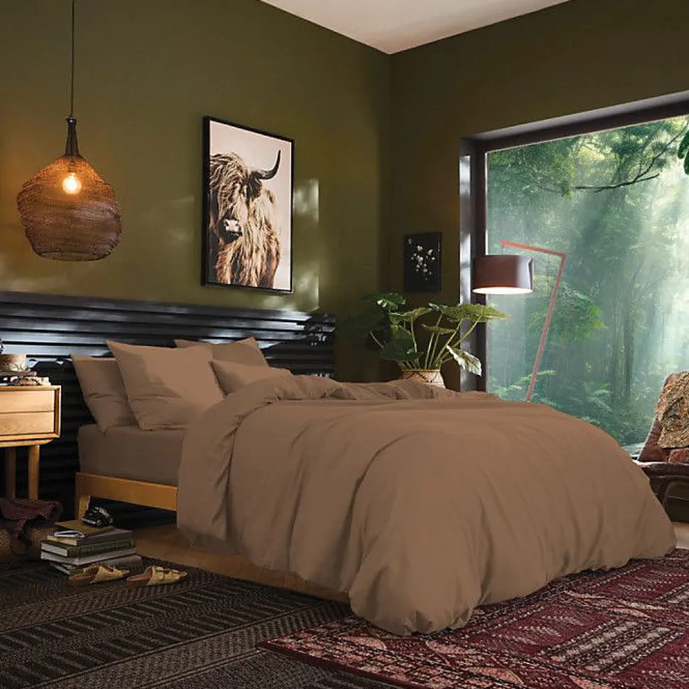 Housse de couette 140 x 200 cm "Prémium" pour lit 1 place - Prémium Taupe