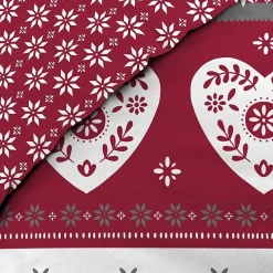 Housse de couette 260 x 240 cm coton 42 fils + 2 taies Alpage